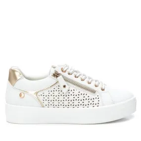 Women's Casual Comfort Sneakers In White Reinforced Arch Bridge