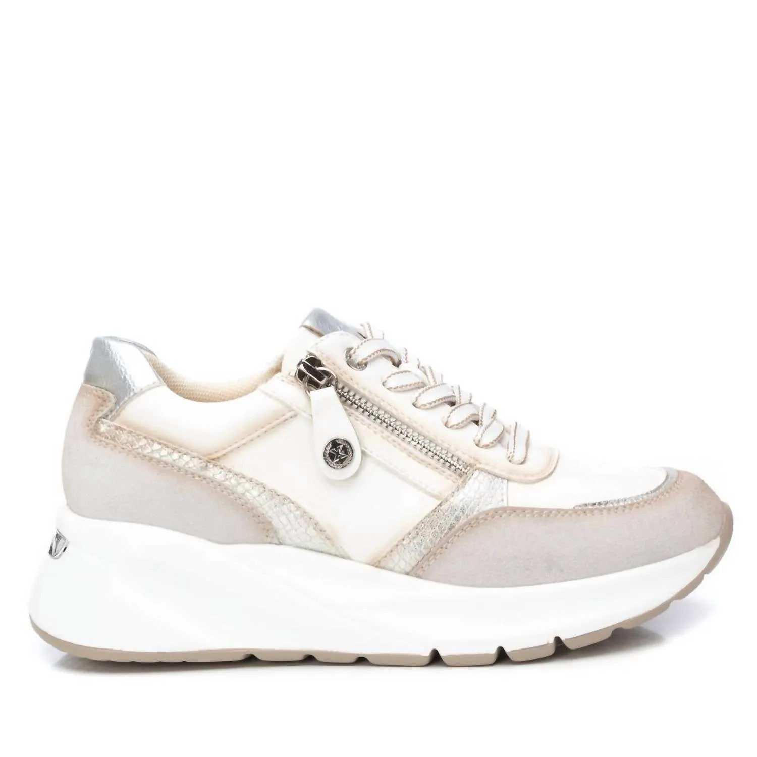 No Laces Neutral pronation Women's Casual Sneakers In White