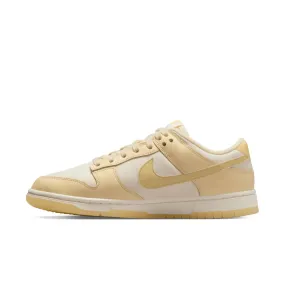 Women's Dunk Low Sneakers In Muslin Team Gold Elastic Sides