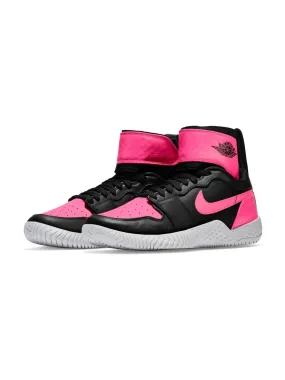 composite material Women's Flare Aj1 Shoes In Black/pink