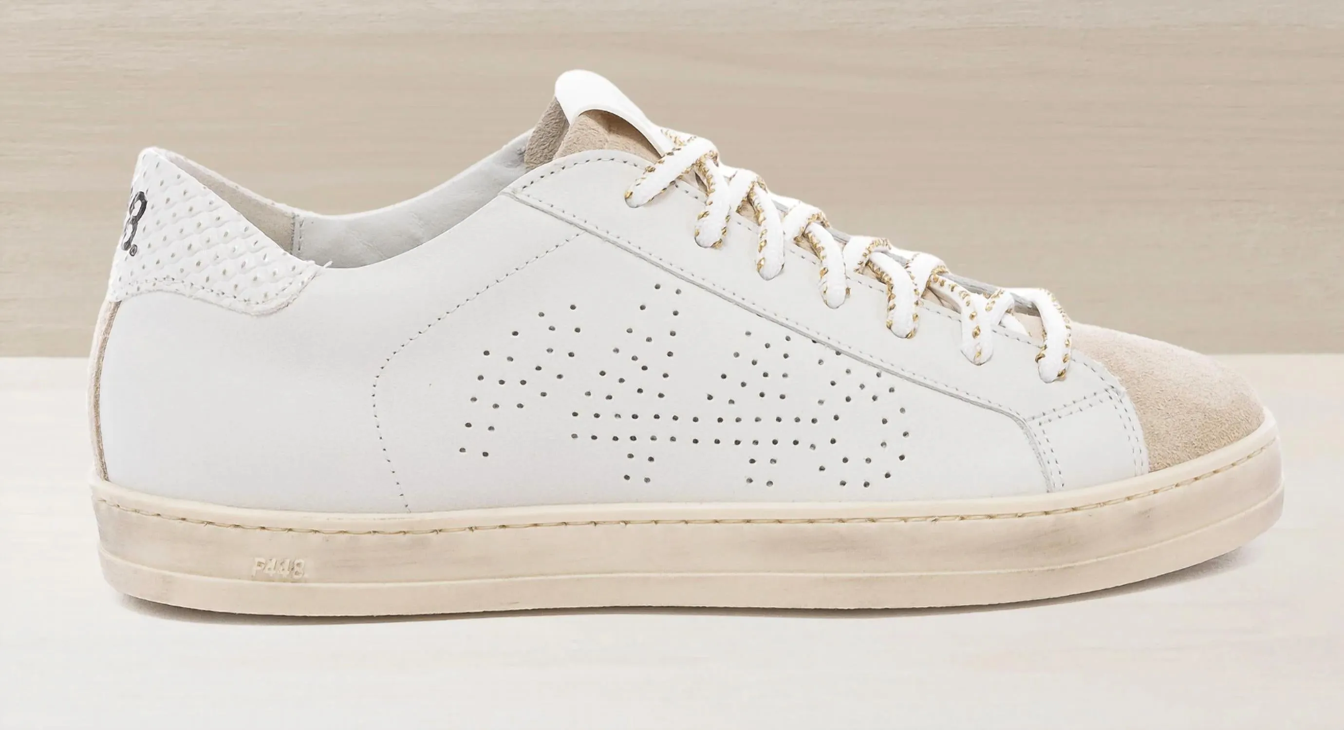 Reflective details Women's John Sneaker In Beige