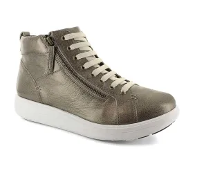 Women's Kensington Sneakers - Wide In Bronze Grip Technology Light Fabric