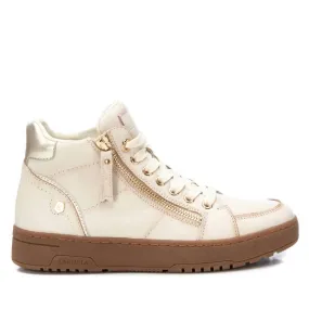 Walk Smooth Rugged Terrain Women's Leather High Top Sneakers In Iice
