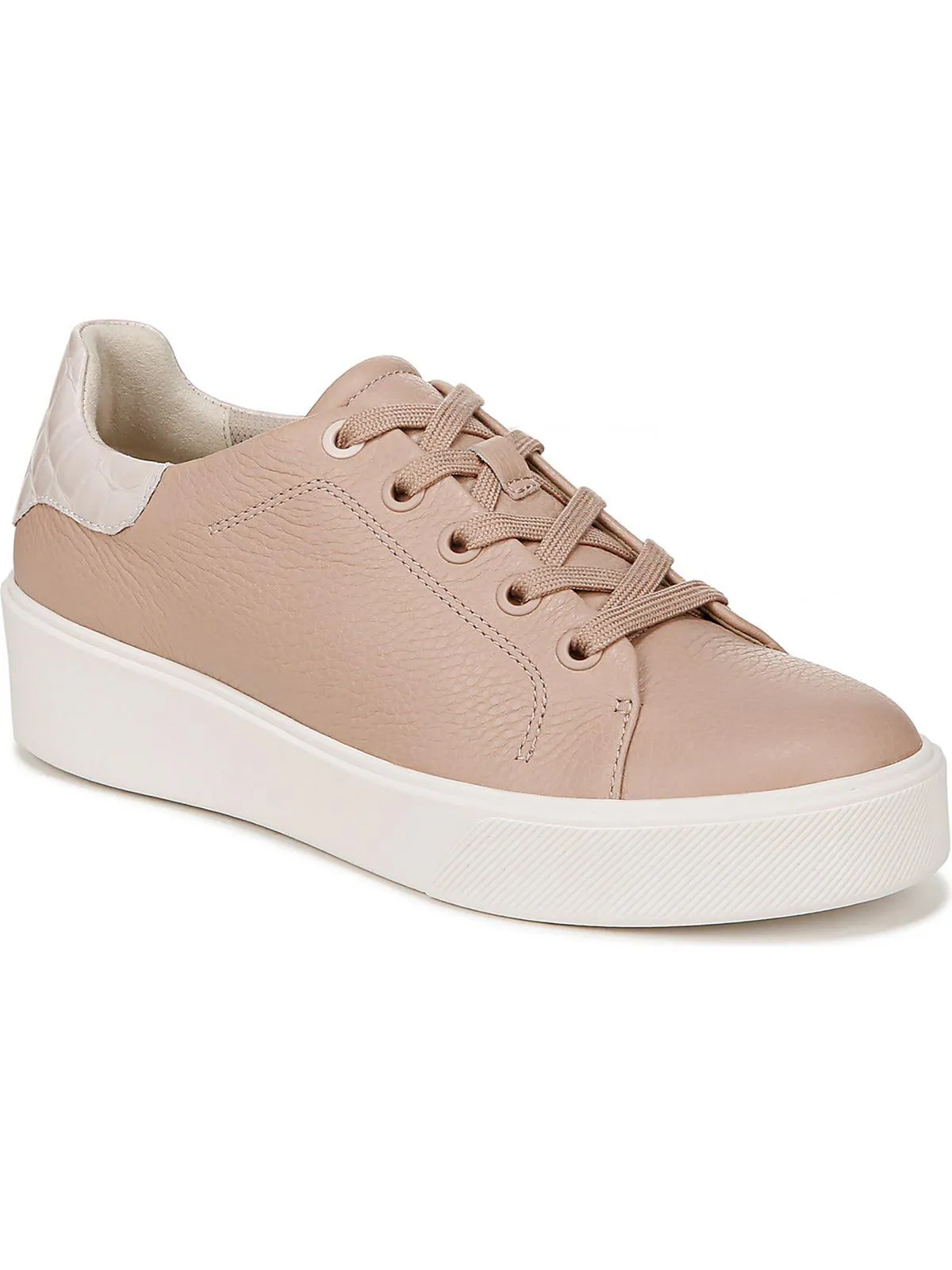 Womens Leather Lifestyle Casual And Fashion Sneakers Durable Lacing
