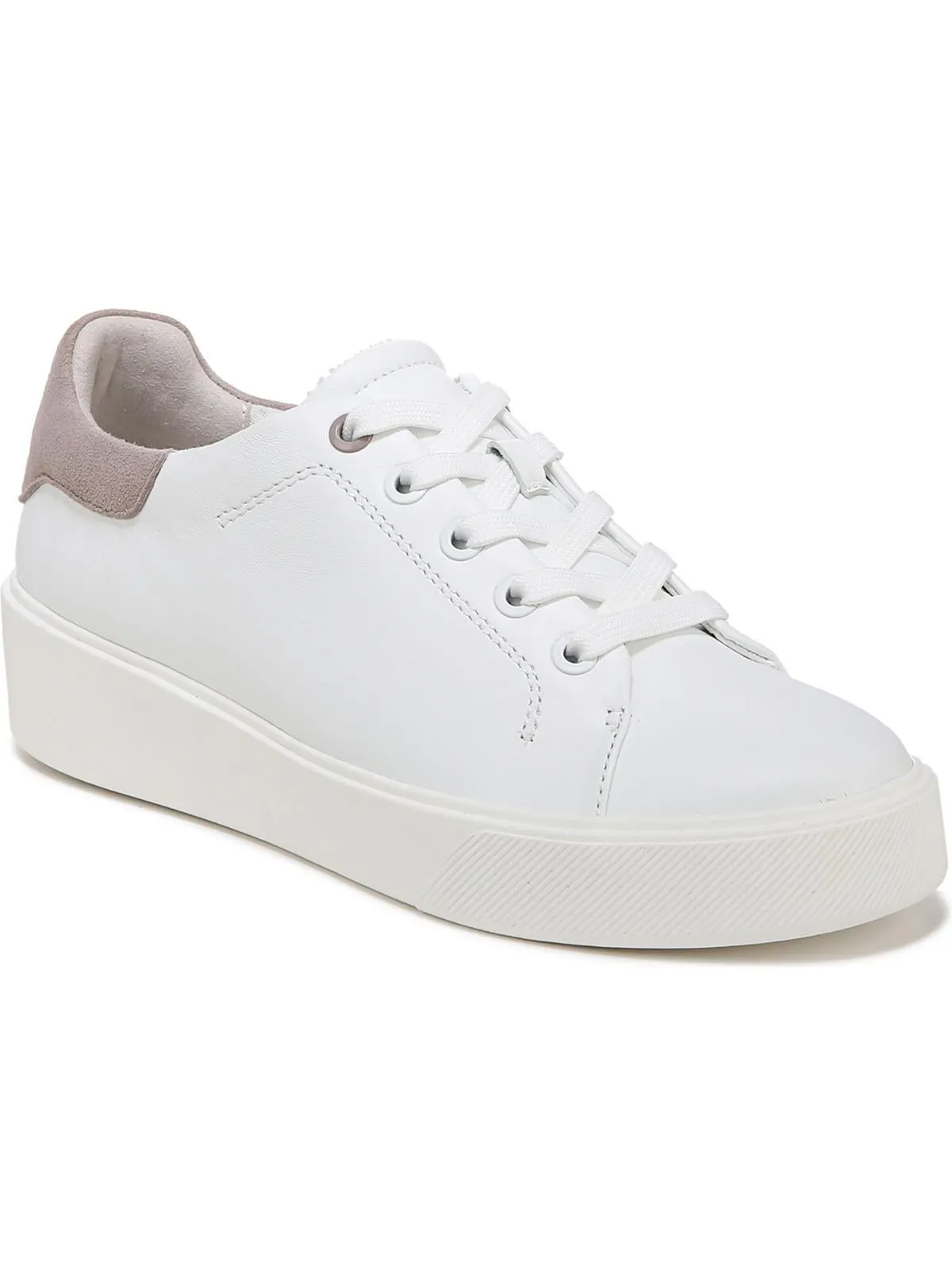 Eco Friendly Manufacturing Elastic Womens Leather Lifestyle Casual And Fashion Sneakers