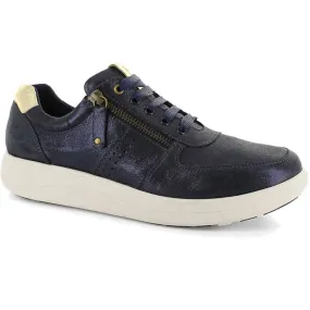 Women's Madison Sneakers - Wide In Navy Sparkle Energy Focus Versatile lining