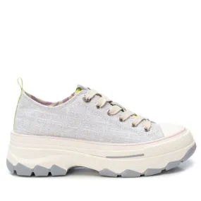 Women's Platform Canvas Sneakers Refresh By Xti Glossy Finish Flattering performance