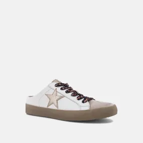 Compression Molded EVA Comfort Pad Women's Polka Sneakers In Golden