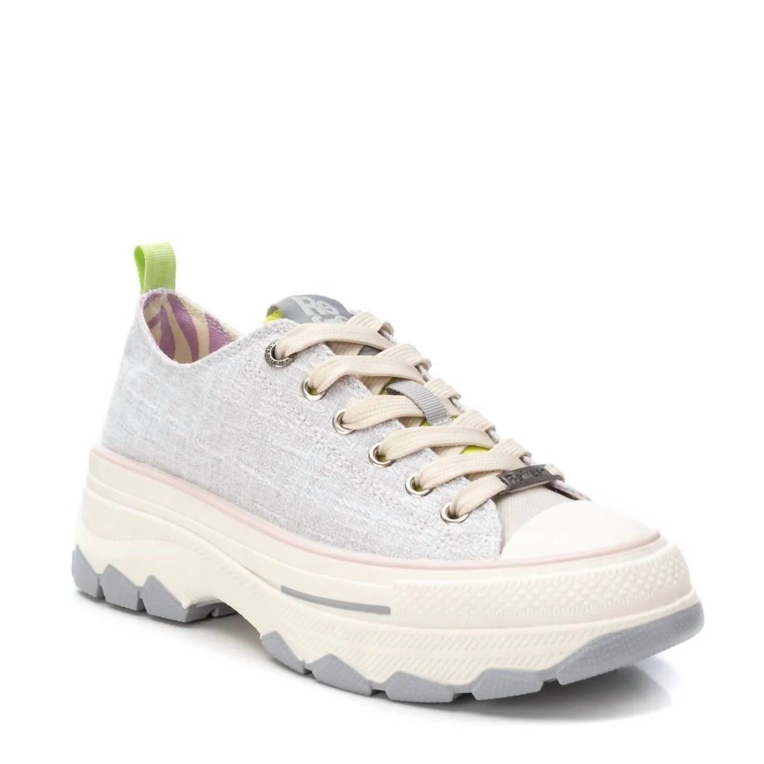 Thermal Molded Midsole Shock Dissipating Plate Women's Refresh Fabric Sneaker In Ice