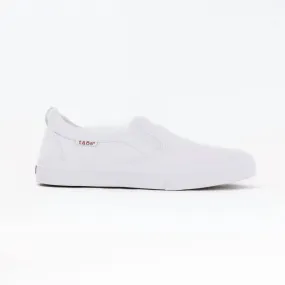 Secure stability Women's Rubber Soul Canvas Sneakers In White