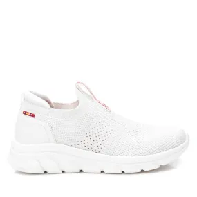 TPE Compression Foam Dynamic Heel Counter Women's Slip On Casual Sneakers In White