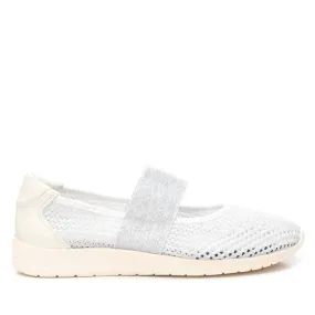 Women's Slip On Sneakers In Silver Reinforced Sides