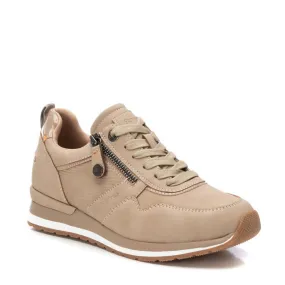 Comfort Leather Women's Sneakers In Beige