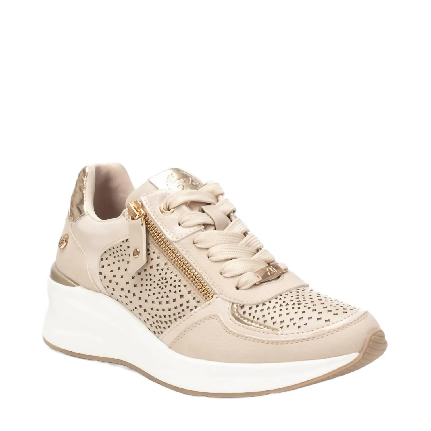 Pressure Distribution System slim cut Women's Sneakers In Beige