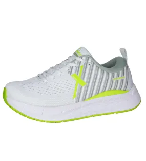 Women's Steadfast Running Shoes - Medium Width In White/kiwi Microfiber Lining