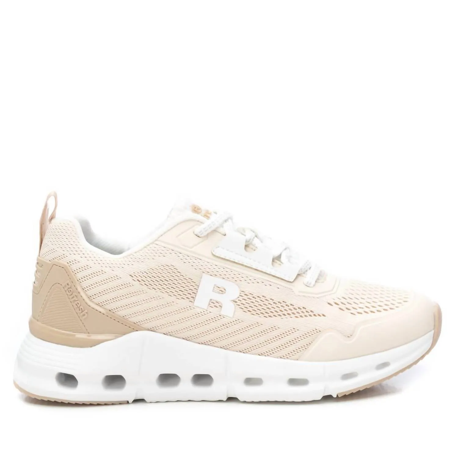 Responsive Walk Women's Trainer Sneakers In Beige