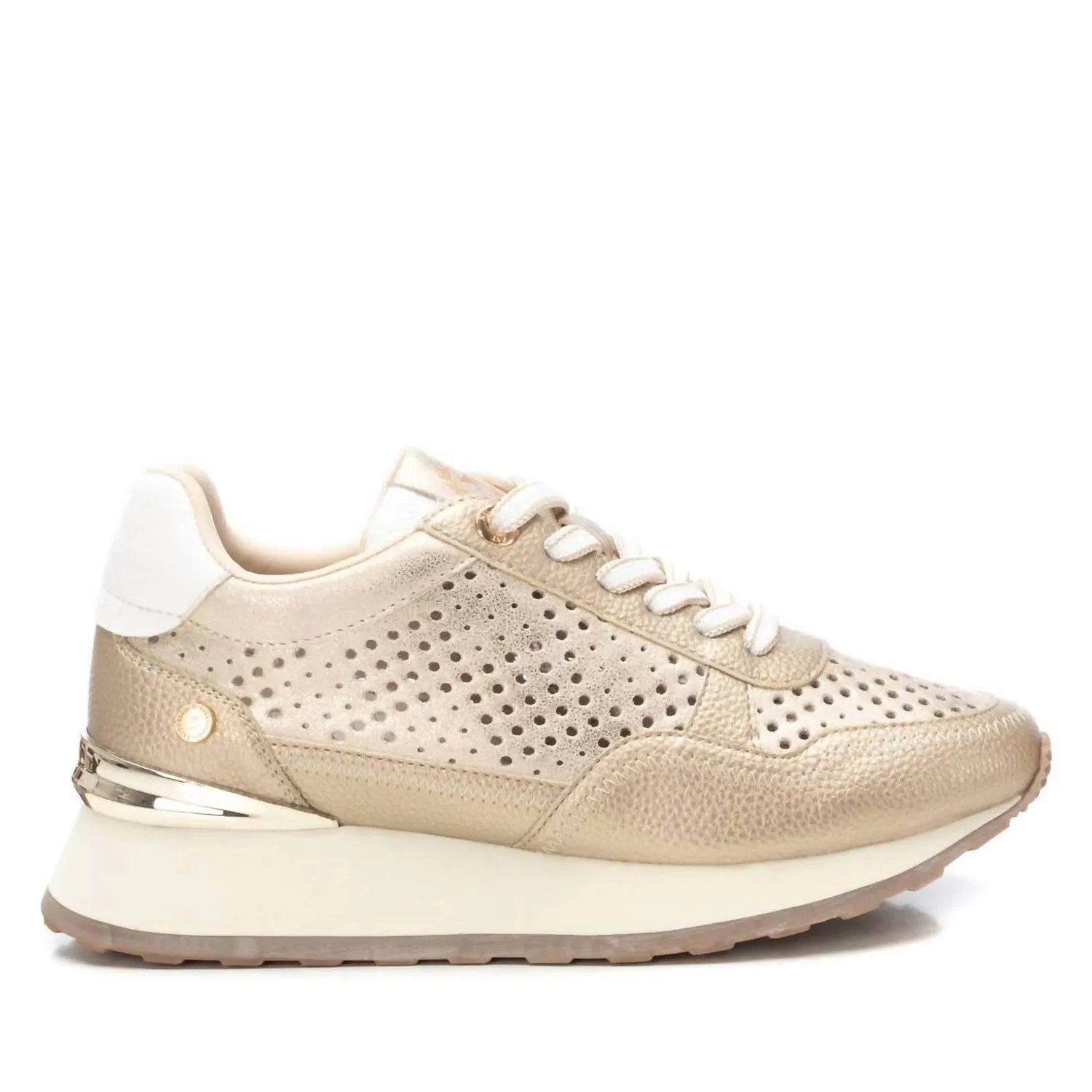 Anti Bacterial MeshUpper Women's Trainer Sneakers In Gold