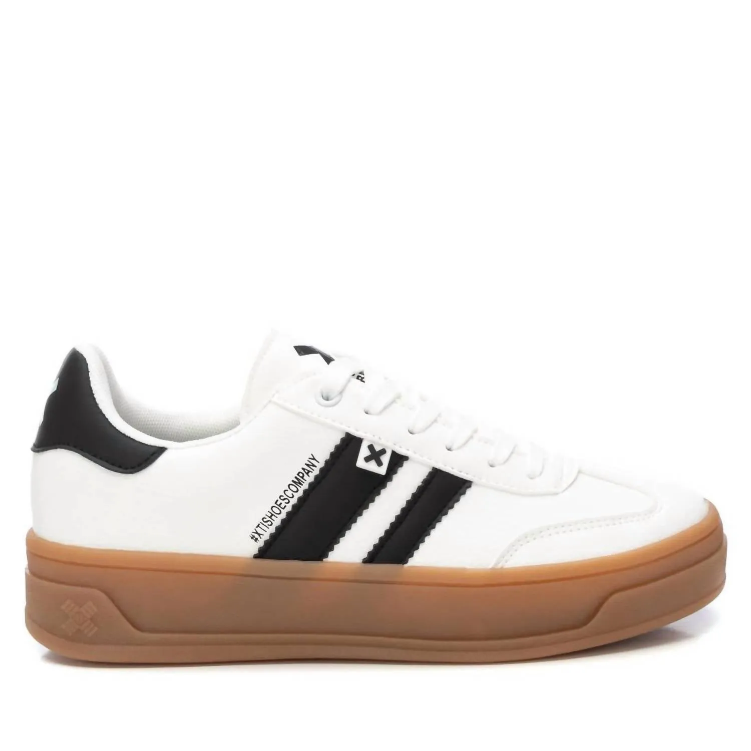 Vented Heel Panel Everyday Style Women's Urban Fashion Sneakers In White