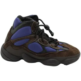 Ground Feel Yeezy 500 High Sneakers in Tyrian Synthetic