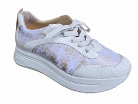 Fitness Friendly Everyday Pace Women's Francesca Sneakers In Sand/platino