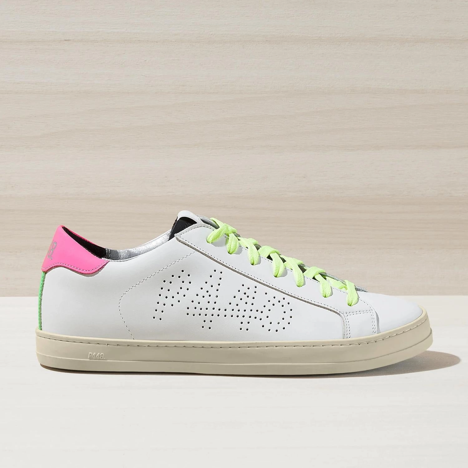 Optimal ease Women's John Cagi Sneaker In White Multi