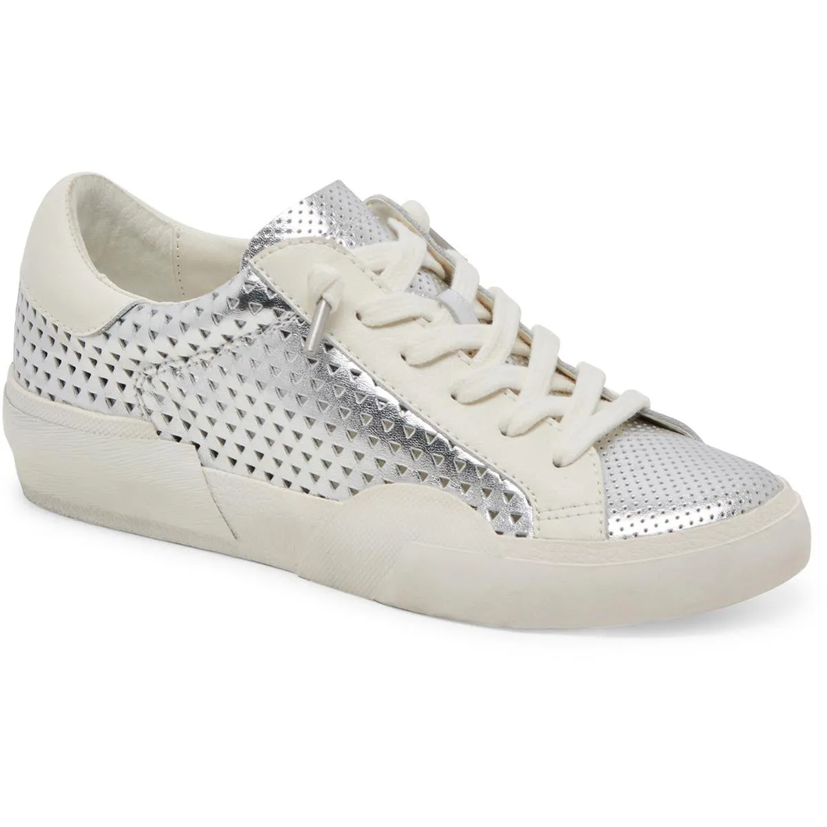 Tension Balanced Lacing Zina Perf 360 Womens Leather Lace-Up Casual And Fashion Sneakers