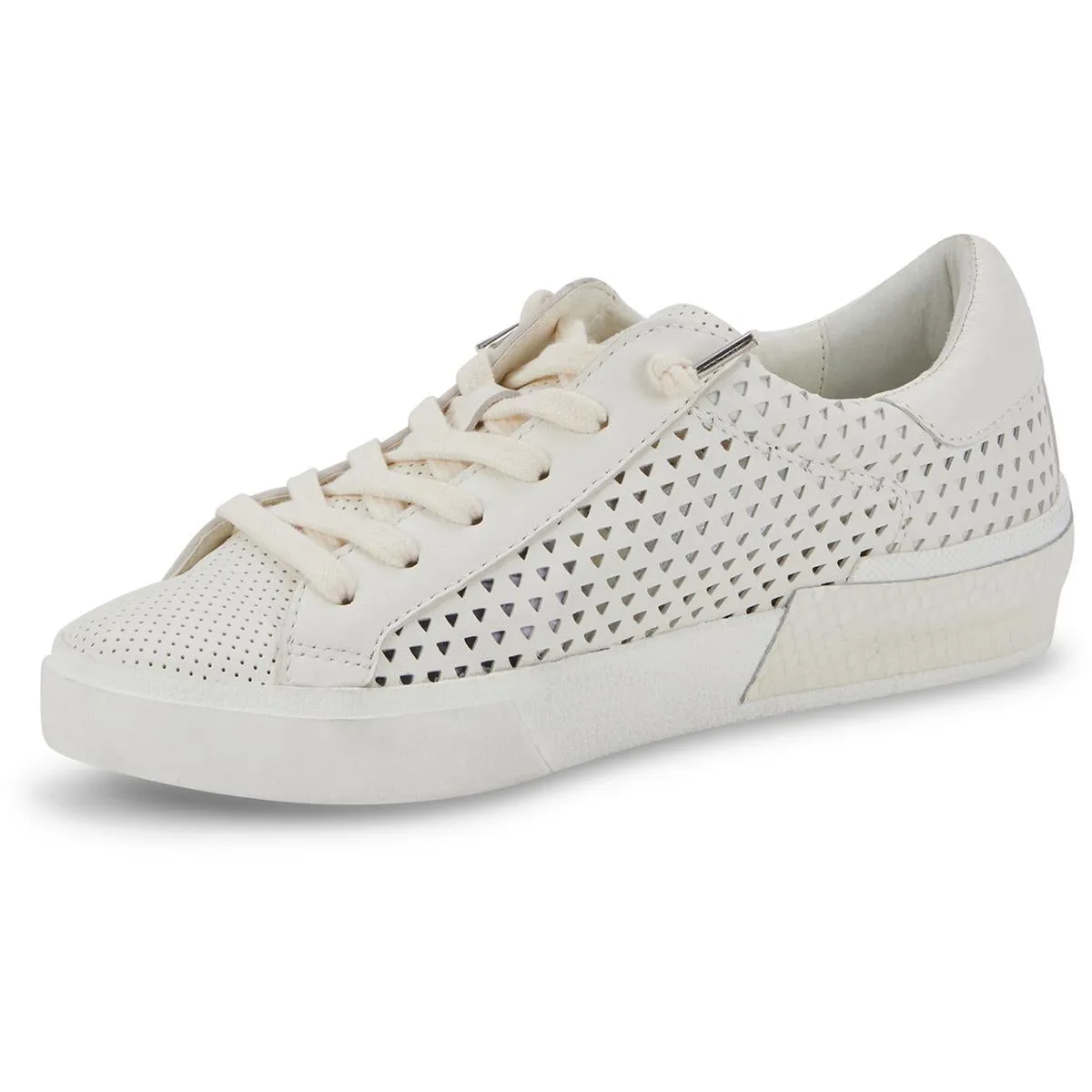 Zina Perf 360 Womens Leather Lace-Up Casual And Fashion Sneakers Shock Absorbing