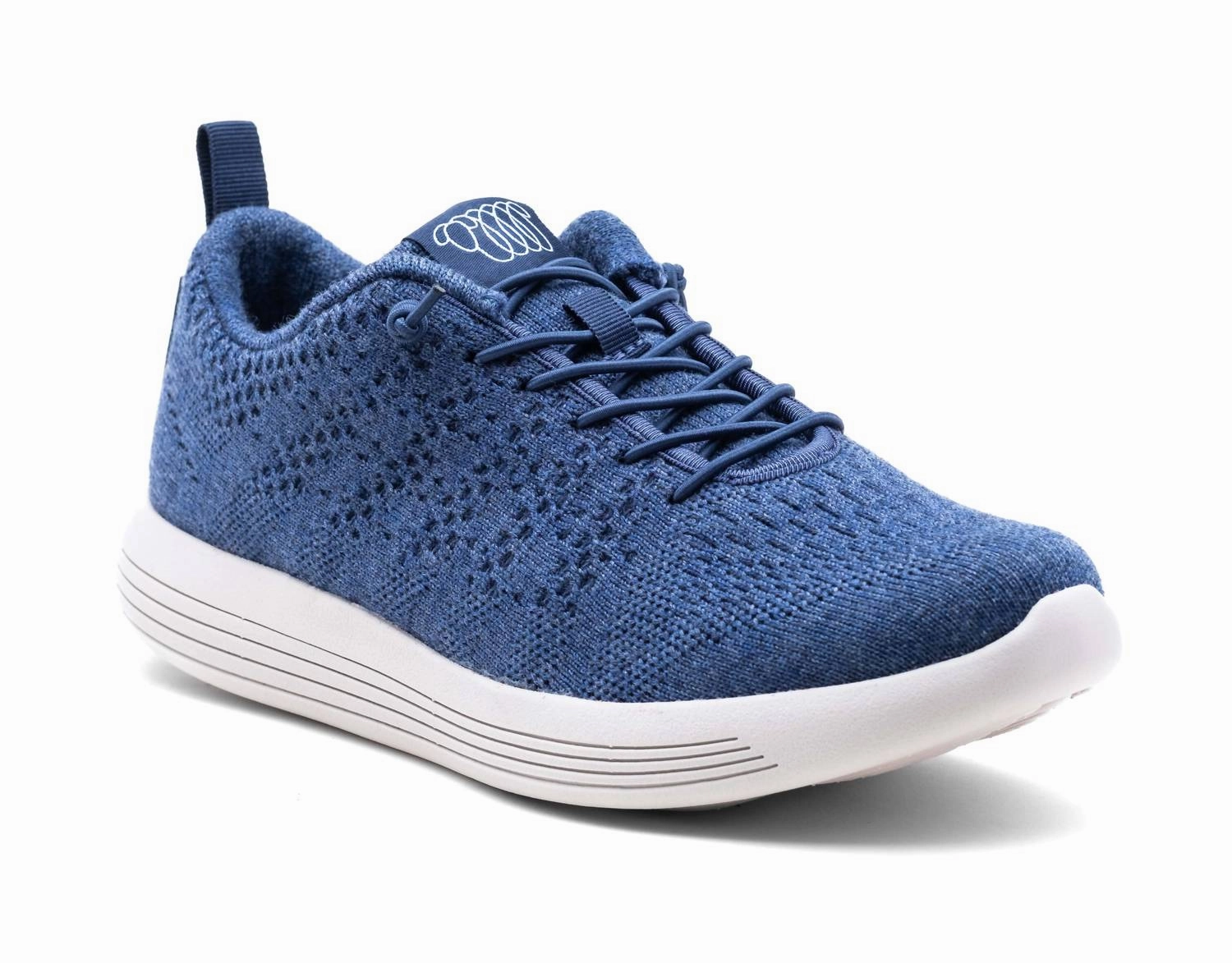 Breathable Feel Men's Belmont Sneaker In Denim Merino Wool