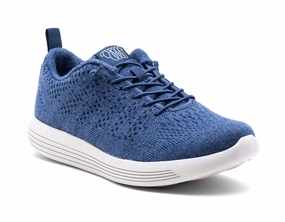 Men's Belmont Sneaker In Denim Merino Wool Affordable